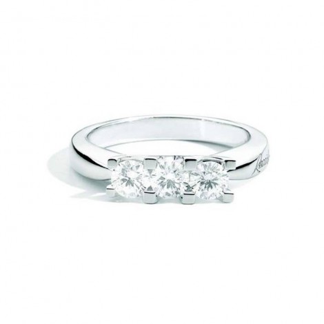 Anello Donna Re Carlo Linea Maria Teresa Trilogy Oro bianco 18 Kt Diamante 0,70 ct G SI R30TY265/070