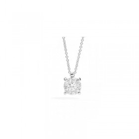 Collana Donna Re Carlo Collezione Nodo D'Amore Oro Bianco 18 kt Diamanti 0,06 ct F VS P04PX988/006