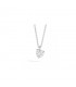 Collana Donna Re Carlo Collezione Lovely Oro Bianco 18 kt Diamanti 0,20 ct F VS P07CU991/020