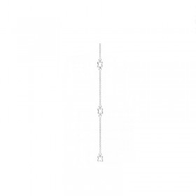 Collana Donna Re Carlo Collezione Sofia Oro Bianco 18 kt Diamanti 0,40 ct G SI P32PX412/040