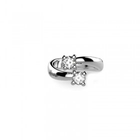 Anello Donna Re Carlo Linea Eternity Oro Bianco 18Kt Diamanti 0,47 ct Colore F Purezza SI R02CO341/047