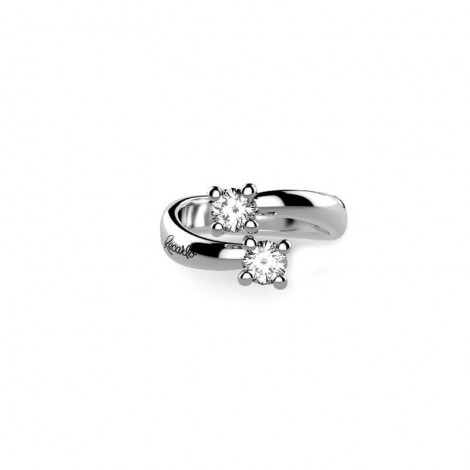 Anello Donna Re Carlo Linea Eternity Oro Bianco 18 Kt Diamanti 0,47 ct Colore F Purezza SI R02CO341/047