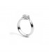 Anello Donna Re Carlo Solitario Valentine Anniversary Oro Bianco 18 Kt Diamante 0,23 ct F VVS R67SC002/023