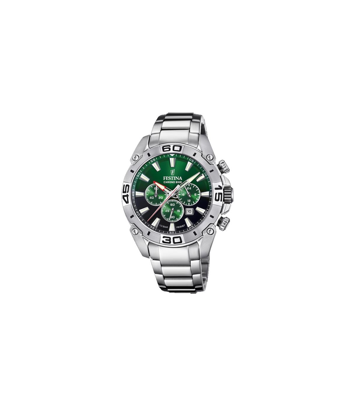 Orologio Uomo Festina Chrono Bike Acciaio 45mm Colore Verde F20543 3 MiRaggi