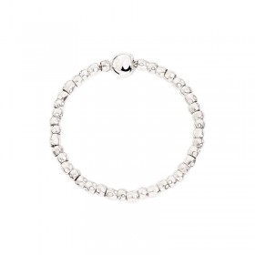 Bracciale Dodo Granelli Argento Chiusura Pepita