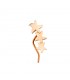 Orecchino Crawler Dodo Stellina Prezioso 9KT Oro Rosa DHC1003STAR30009R