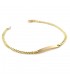 Bracciale Bambino Raggi Catena con Targhetta in Oro Giallo 18kt