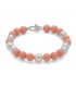 Bracciale Donna Miluna Terra e Mare Corallo Rosa 8 mm Perla Coltivata 8,5-9 mm PBR3298