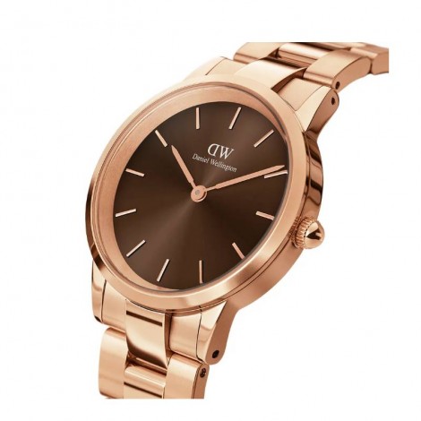 Daniel Wellington Color Dials Elementi Della Natura Orologio Iconic Link Amber Oro Rosa 32 mm DW00100462