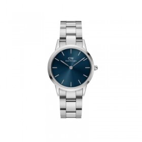 Daniel Wellington Color Dials Elementi Della Natura Orologio Iconic Link Arctic Silver Blu 40 mm DW00100448