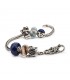 Beads Trollbeads Sodalite Blu Argento TSTBE-20038