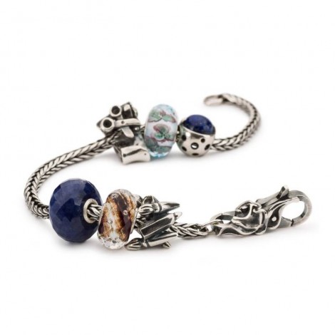 Beads Trollbeads Sodalite Blu Argento TSTBE-20038