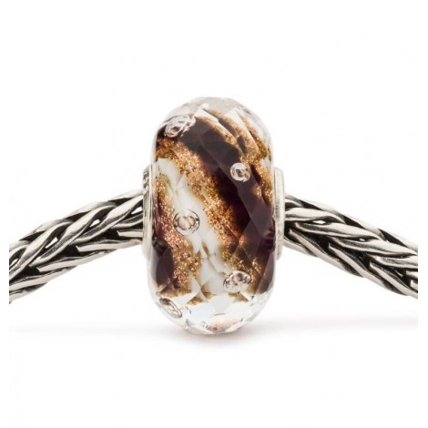 Beads Trollbeads Pennellata Vetro Argento TGLBE-30068