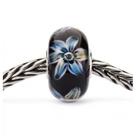 Beads Trollbeads Fiore Del Potere Vetro Argento TGLBE-20291