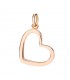 Charm Dodo Cuore Silhouette Oro rosa 9 Kt DMB7041SHEAR0009R