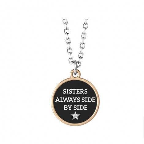 Kidult Family Collana Donna Sisters Always Side By Side Acciaio 751217