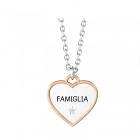 Kidult Family Collana Cuore Donna Famiglia Acciaio 316L 751222