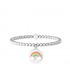 Kidult Bracciale Symbols Arcobaleno Think Positive Acciaio 731962