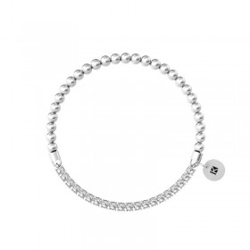 Kidult Bracciale Dei Desideri Acciaio Zirconi 731974