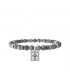 Kidult Spirituality Bracciale Croce Faith Acciaio Agata Grigia 731987