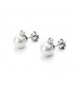 Orecchini Lobo Donna Cesare Paciotti Pearl 8 mm Argento Zirconi 4UOR3245W