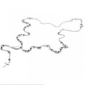 Collana Uomo Cesare Paciotti 4US Rosary Croce Acciaio 4UCL3744