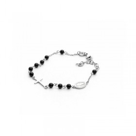 Bracciale Uomo Cesare Paciotti 4US Black Rosary Acciaio 4UBR3749