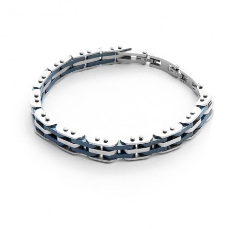 Bracciale Uomo Cesare Paciotti 4US Blue Ceramic Acciaio Ceramica 4UBR3773