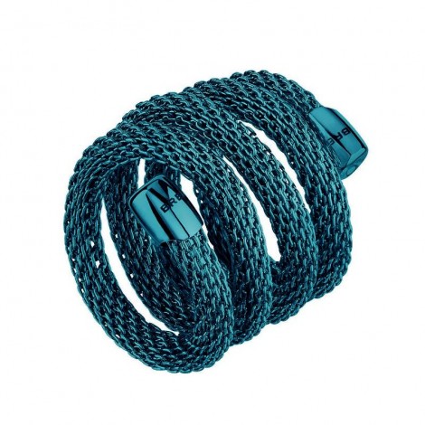 Breil Anello New Snake Blu Limited Edition MIS 20 TJ2787