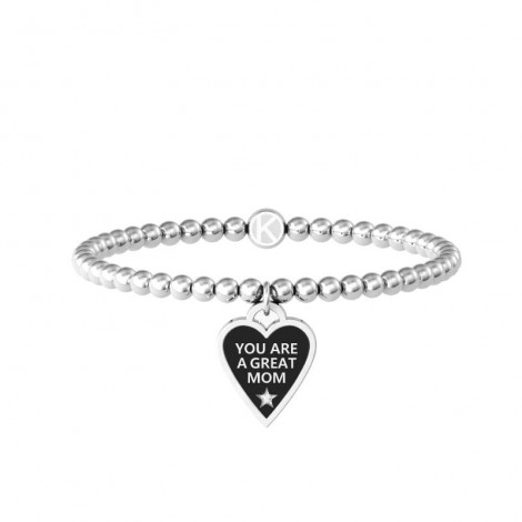 Kidult Family Bracciale Cuore Great Mom Acciaio 731935