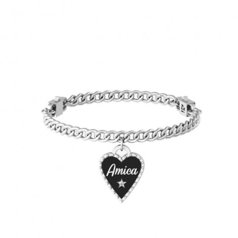 Kidult Love Bracciale Cuore Amica Sei Unica Acciaio 731937