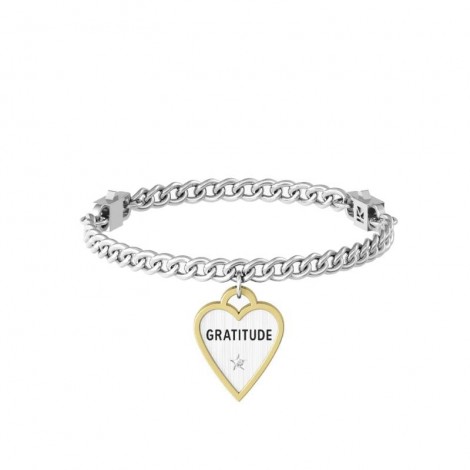 Kidult Love Bracciale Cuore Gratitude Acciaio Oro Giallo 731940