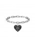 Kidult Love Bracciale Cuore You Make My World Beautiful Acciaio 731941