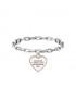 Kidult Family Bracciale Cuore Famiglia Acciaio 731944