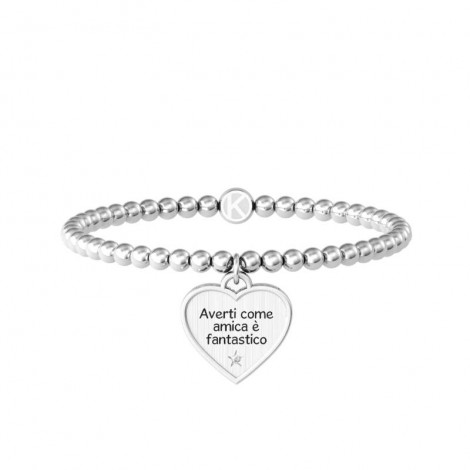 Kidult Love Bracciale Cuore Amicizia Acciaio 731945