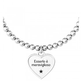 Kidult Love Bracciale Cuore Amicizia Acciaio 731945