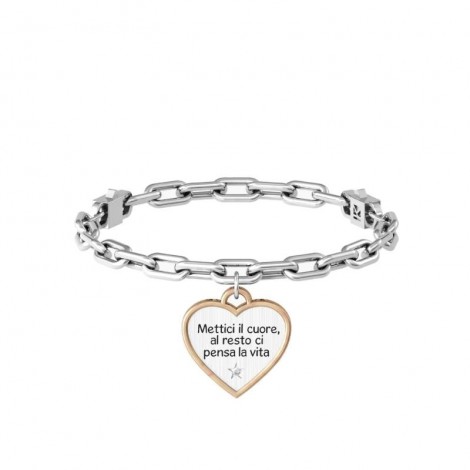 Kidult Philosophy Bracciale Cuore Passione Acciaio 731946