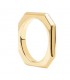 PDPAOLA Anello Chain Signature Link Gold AN01-378-12