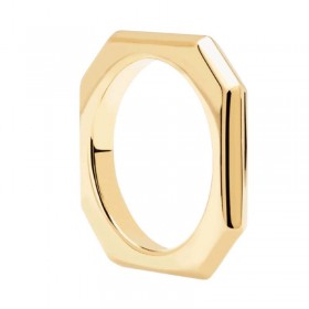 PDPAOLA Anello Chain Signature Link Gold AN01-378-12