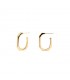 PDPAOLA Orecchini Endless Chain Signature Link Gold AR01-415-U