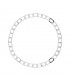 PDPAOLA Collana Large Signature Chain Silver CO02-381-U