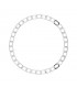 PDPAOLA Collana Large Signature Chain Silver CO02-381-U