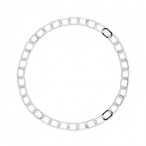 PDPAOLA Collana Large Signature Chain Silver CO02-381-U