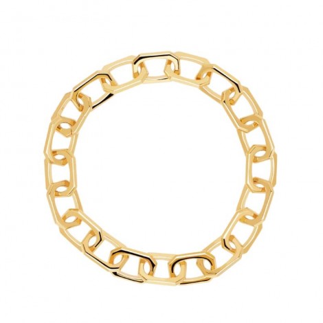 PDPAOLA Bracciale Medium Signature Chain Gold PU01-151-U