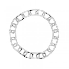 PDPAOLA Bracciale Medium Signature Chain Silver PU02-151-U