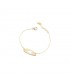 Le Bebé i Classici Primegioie Bracciale Piastrina Bimba Oro Giallo PMG012