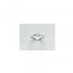 Anello Miluna Oro Bianco Diamante Solitario 0,10ct LID3264-010G7