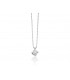 Collana Punto Luce Miluna Oro Bianco 18 kt Diamante 0,40 ct CLD5065-040G7