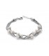 Bracciale Donna Miluna L'Argento di Miss Italia 3 Fili e 12 Perle Bianche PBR2833