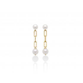 Orecchini Donna Miluna Miss Italia Argento 925 Perle PER2512